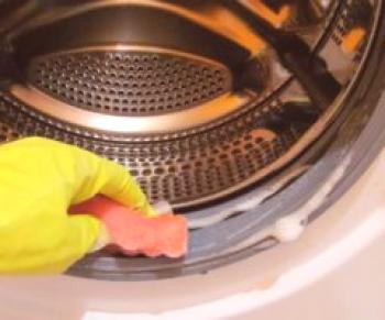 Jak odstranit plíseň z pračky: chemikálie a tradiční metody